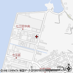 ネクスト・ワン株式会社　時津工場周辺の地図