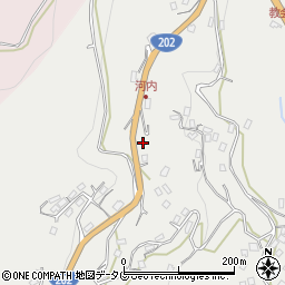 長崎県長崎市下黒崎町3556周辺の地図