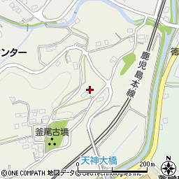 熊本県熊本市北区釜尾町356周辺の地図