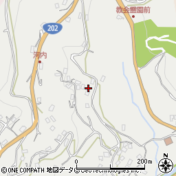 長崎県長崎市下黒崎町3654周辺の地図