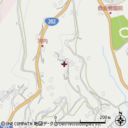 長崎県長崎市下黒崎町3572周辺の地図