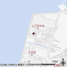 ミナミ化工産業株式会社　時津工場周辺の地図