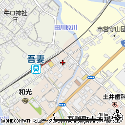 田川原公民館周辺の地図