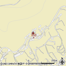 熊本県熊本市西区河内町野出1236周辺の地図