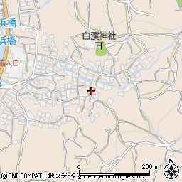 〒861-5348 熊本県熊本市西区河内町白浜の地図