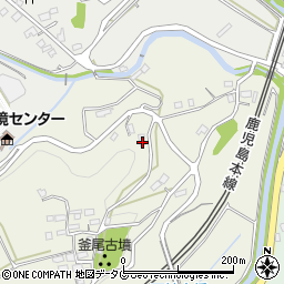 熊本県熊本市北区釜尾町418周辺の地図