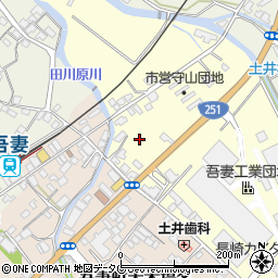 長崎県雲仙市吾妻町田之平名74周辺の地図