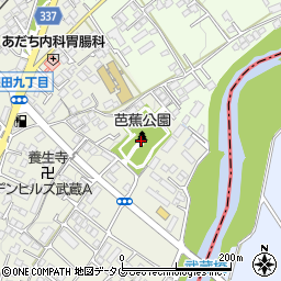 上立田竹後公園周辺の地図