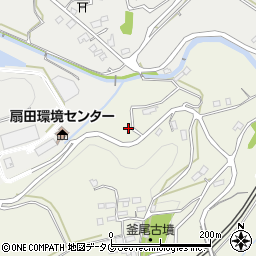 熊本県熊本市北区釜尾町452周辺の地図