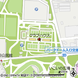 熊本県民総合運動公園テニスコート周辺の地図