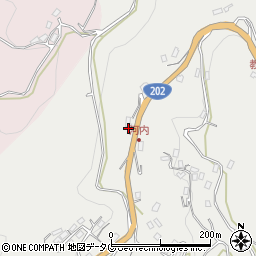 長崎県長崎市下黒崎町3868周辺の地図