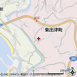 長崎県長崎市東出津町周辺の地図