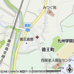 熊本県熊本市北区貢町148周辺の地図