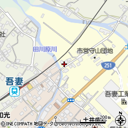 長崎県雲仙市吾妻町田之平名66周辺の地図