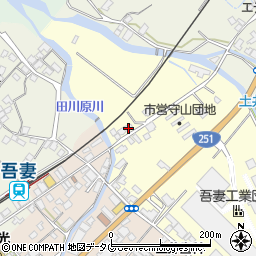 長崎県雲仙市吾妻町田之平名65周辺の地図
