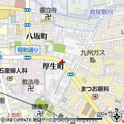 長崎県諫早市厚生町周辺の地図