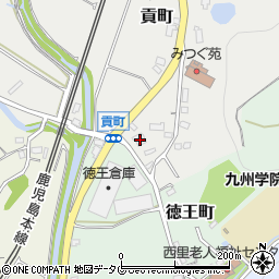 熊本県熊本市北区貢町149周辺の地図