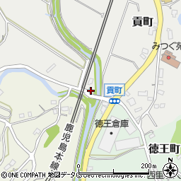 熊本県熊本市北区貢町366周辺の地図