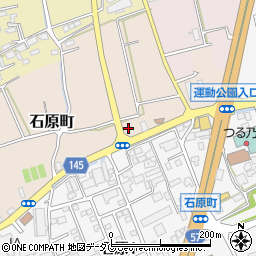 デイリーヤマザキ熊本託麻北店周辺の地図
