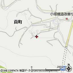 熊本県熊本市北区貢町2161周辺の地図