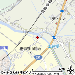 長崎県雲仙市吾妻町田之平名54周辺の地図