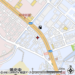 九州ワーク株式会社　時津店周辺の地図