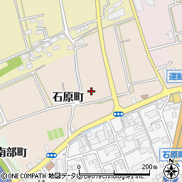 熊本県熊本市東区石原町周辺の地図