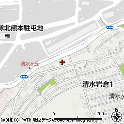 セブンイレブン熊本兎谷店周辺の地図