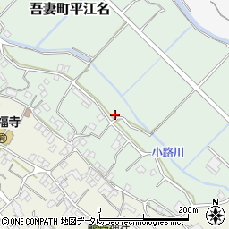 長崎県雲仙市吾妻町平江名周辺の地図