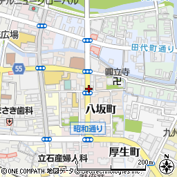 長崎県諫早市八坂町周辺の地図