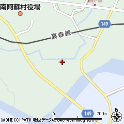 熊本県阿蘇郡南阿蘇村河陽1534-2周辺の地図