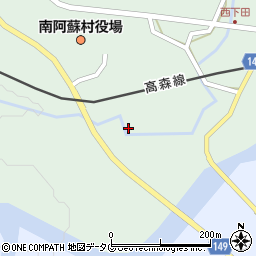 熊本県阿蘇郡南阿蘇村河陽1671周辺の地図