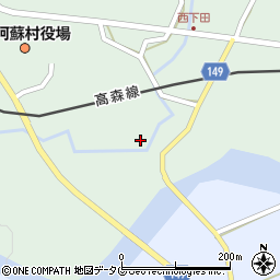 熊本県阿蘇郡南阿蘇村河陽1673周辺の地図