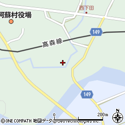 熊本県阿蘇郡南阿蘇村河陽1673周辺の地図