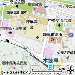 長崎県諫早市東小路町周辺の地図