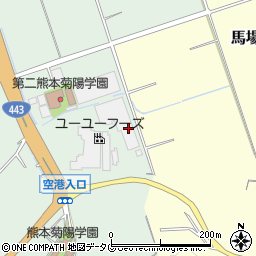 熊本パールライス工場周辺の地図