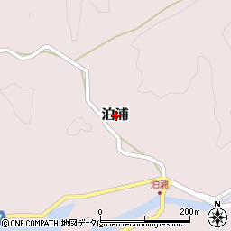 高知県幡多郡大月町泊浦周辺の地図