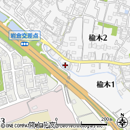 熊本オフィスサービス周辺の地図