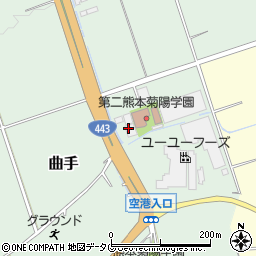 社会福祉法人熊本菊陽学園　第二熊本菊陽学園周辺の地図