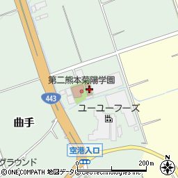 社会福祉法人熊本菊陽学園　すまいるベーカリーパン工場周辺の地図