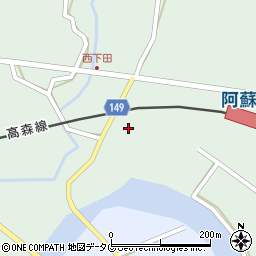 熊本県阿蘇郡南阿蘇村河陽1497周辺の地図