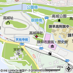 高城神社周辺の地図