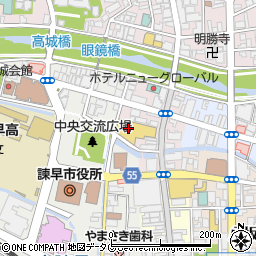 ホームドライ長崎アエル店周辺の地図
