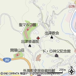 長崎県長崎市西出津町1308周辺の地図