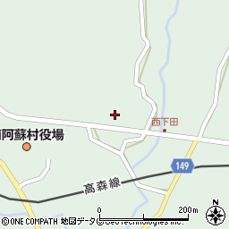 熊本県阿蘇郡南阿蘇村河陽1329周辺の地図