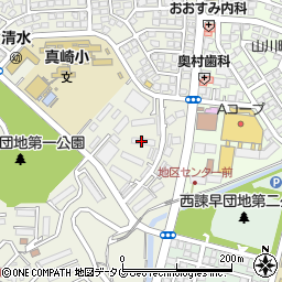 九州ワーク株式会社　諫早出張所周辺の地図