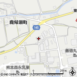熊本輸送システム周辺の地図