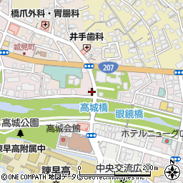 長崎県諫早市城見町21-13周辺の地図