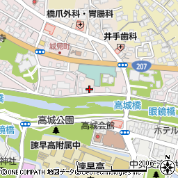 長崎県諫早市城見町21-25周辺の地図