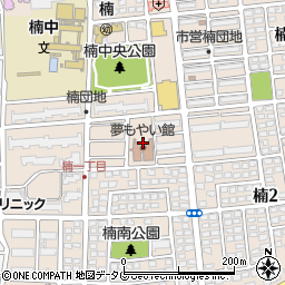 熊本市夢もやい館周辺の地図